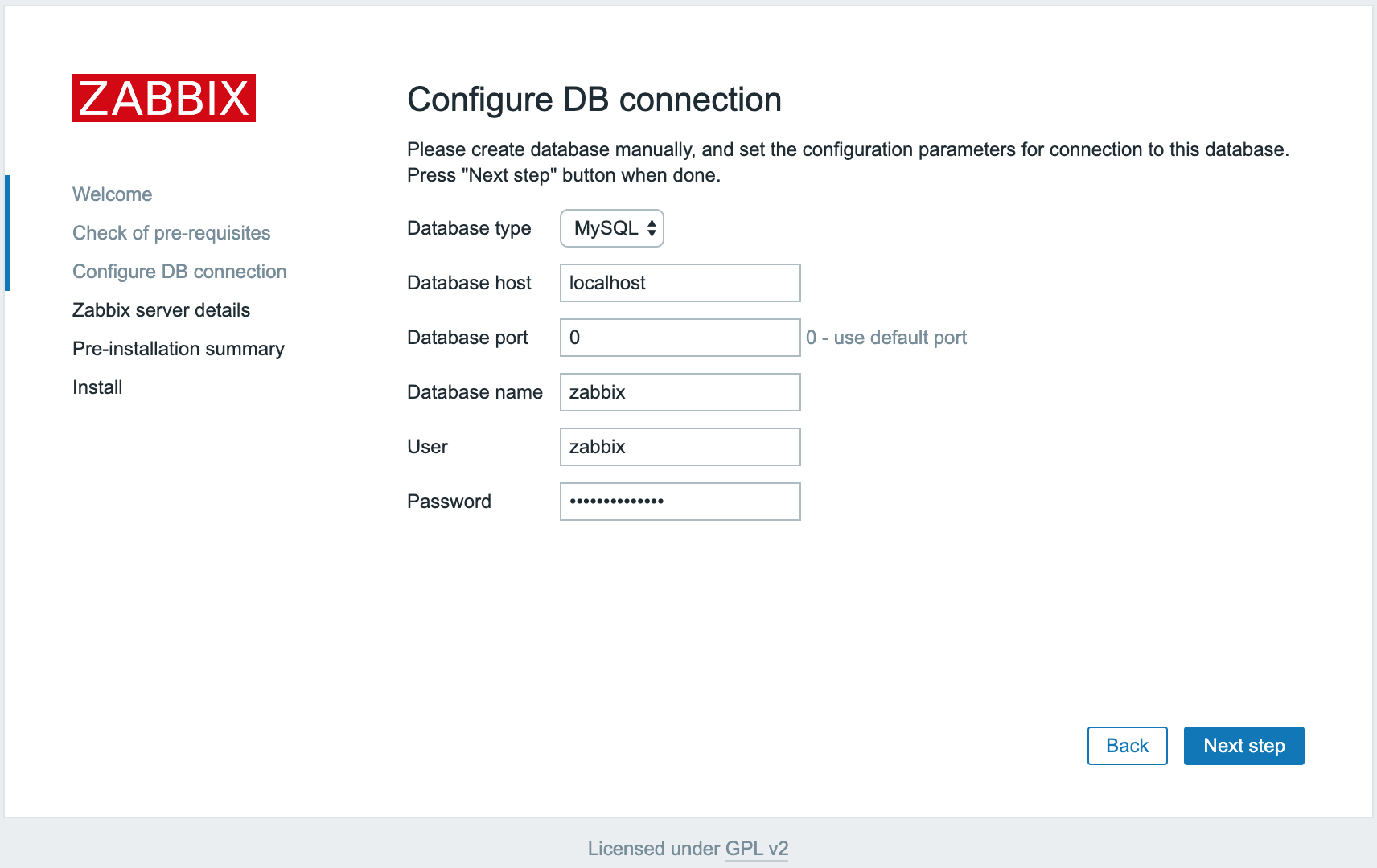 Zabbix nginx настройка centos