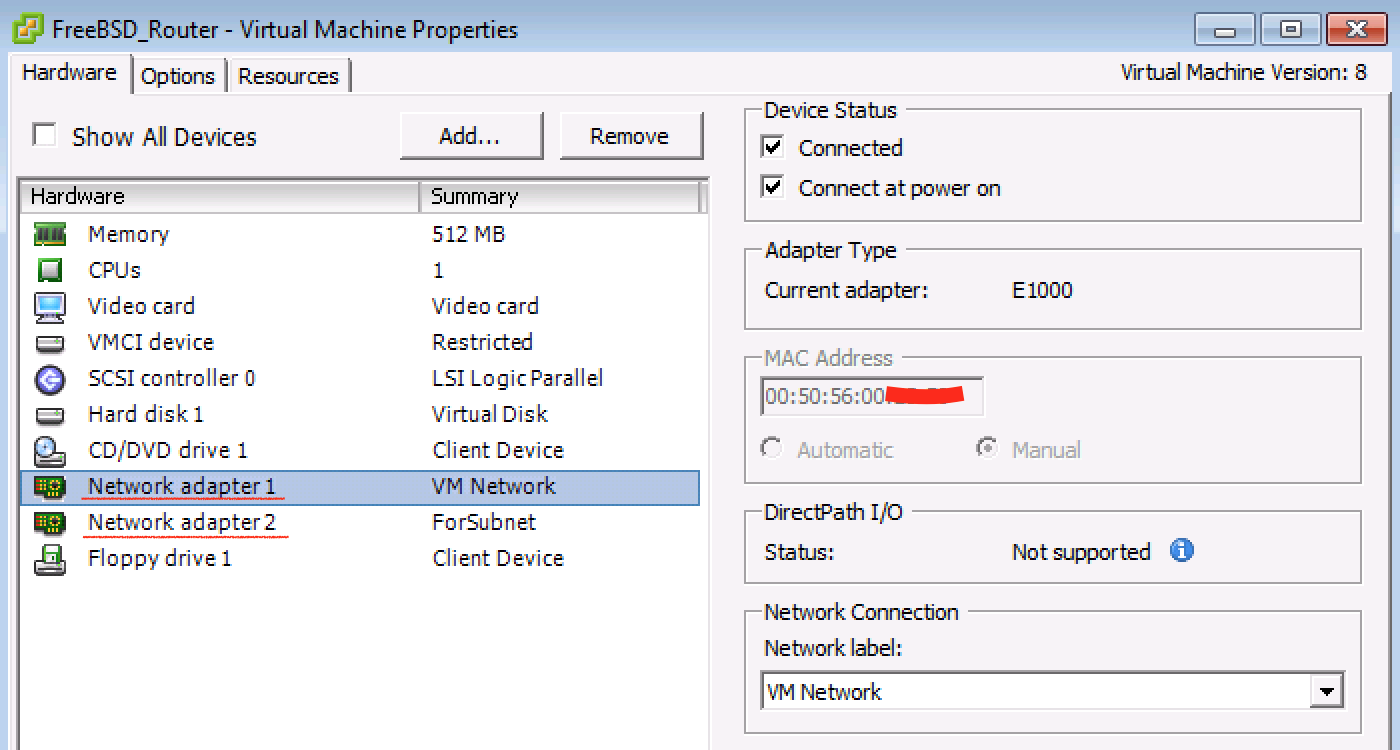 Настройка сети на VMWare ESXi в Hetzner.de | Глеб Воронов | TradeNarK LLC